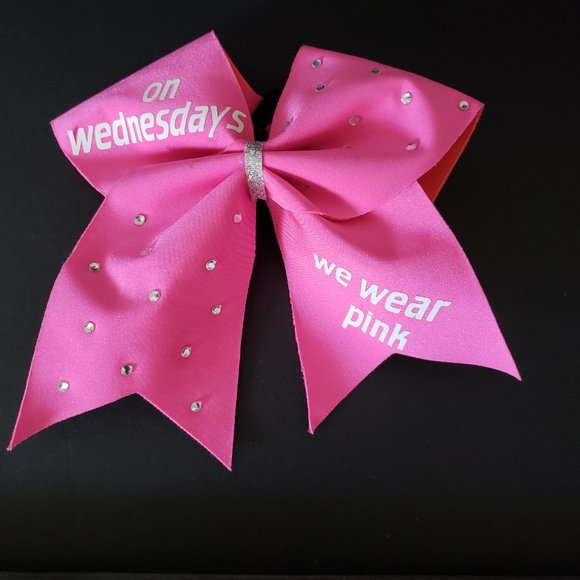 Two Large Cheerleading Bows Meangirls Bling - Picture 5 of 9